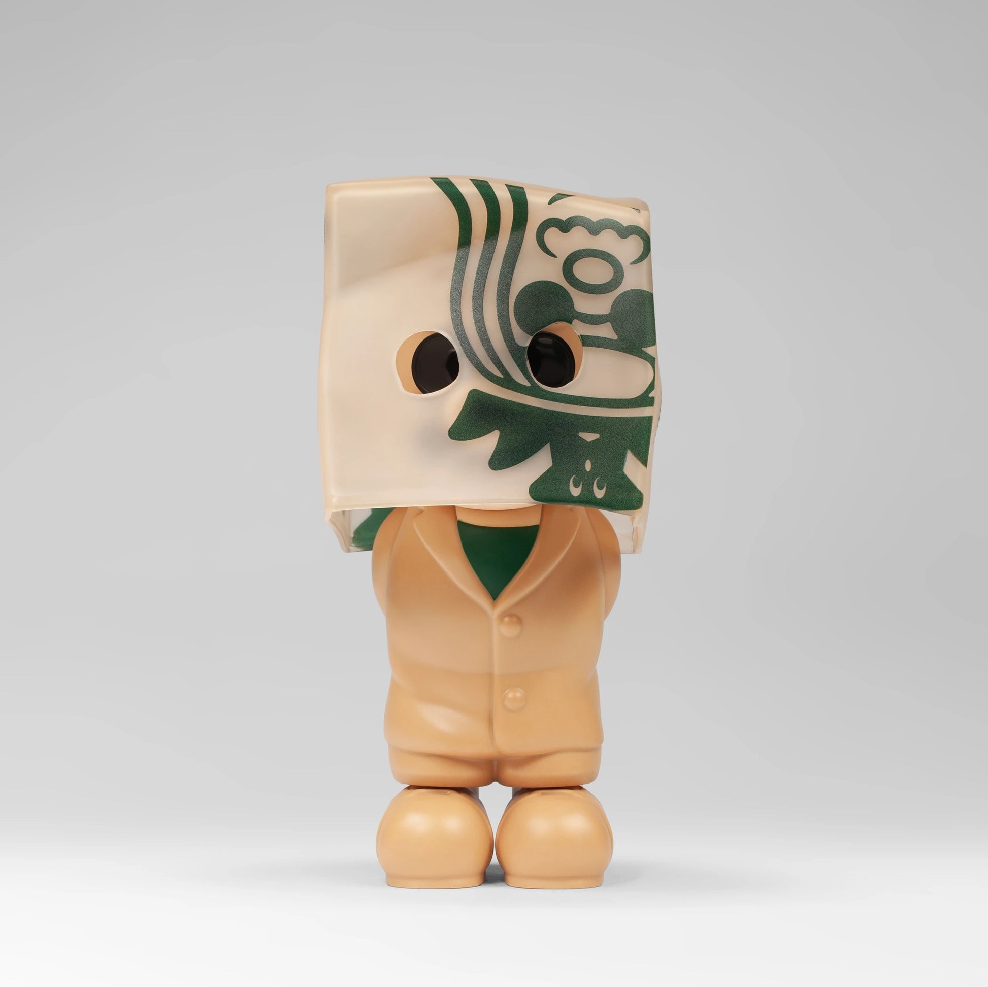 Fools Paradise HIJACK PROFESSIONAL FLAT WHITE Mario Vinyl Figure