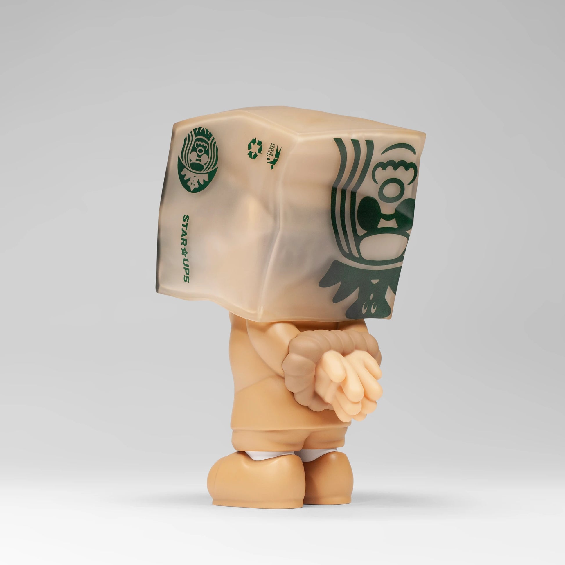 Fools Paradise HIJACK PROFESSIONAL FLAT WHITE Mario Vinyl Figure