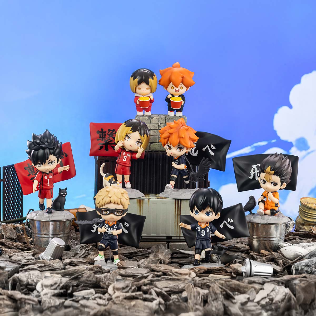 POP MART x GONG Haikyu!! The Dumpster Battle Series Anime Figures