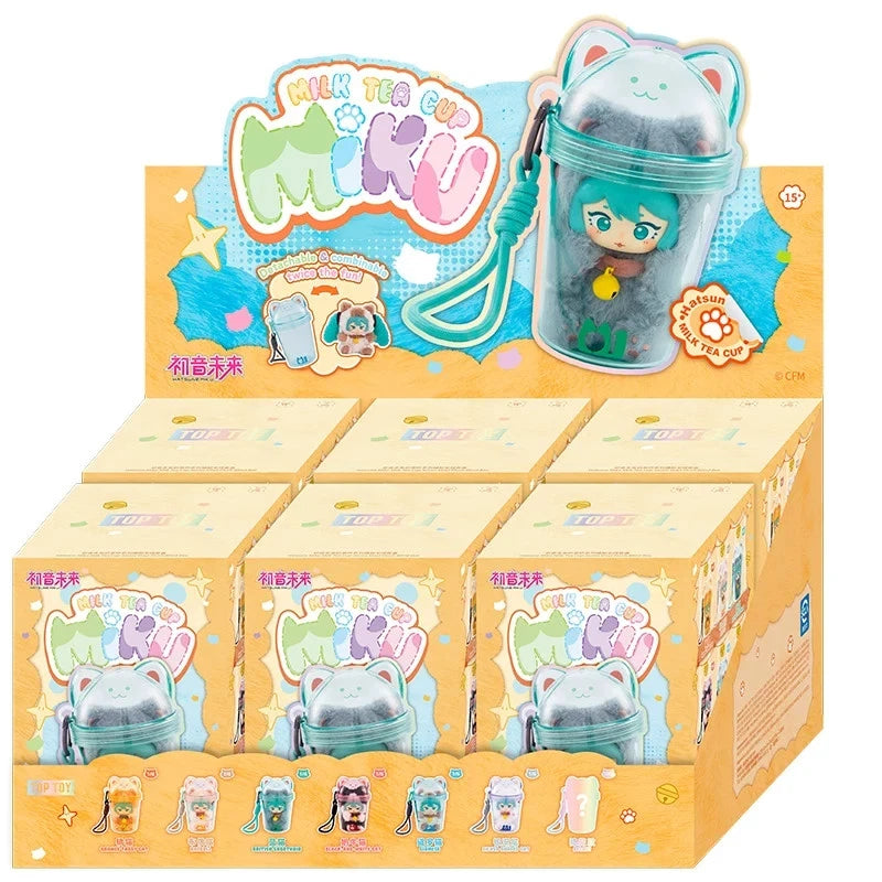 TOPTOY Hatsune Miku Milk Tea Cup Series Vinyl Plush Blind Box