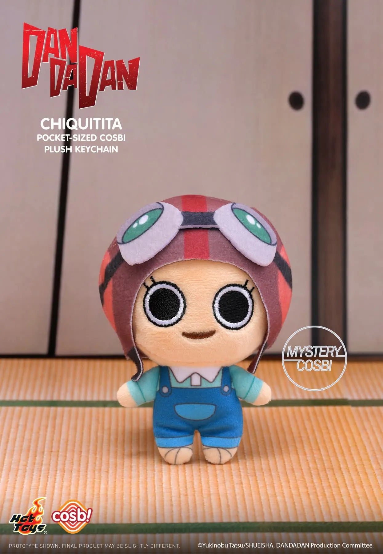 Hot Toys DanDaDan Turbo Granny Pocket Size Cosbi Plush Keychain
