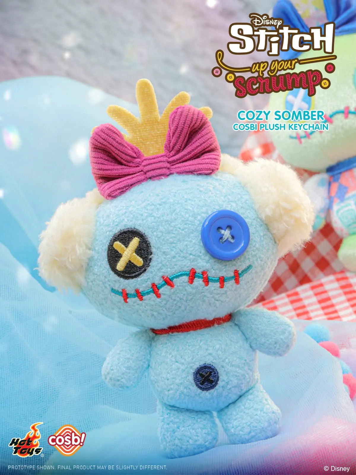 Hot Toys Disney Stitch Up Your Scrump Cosbi Plush Keychain Collection