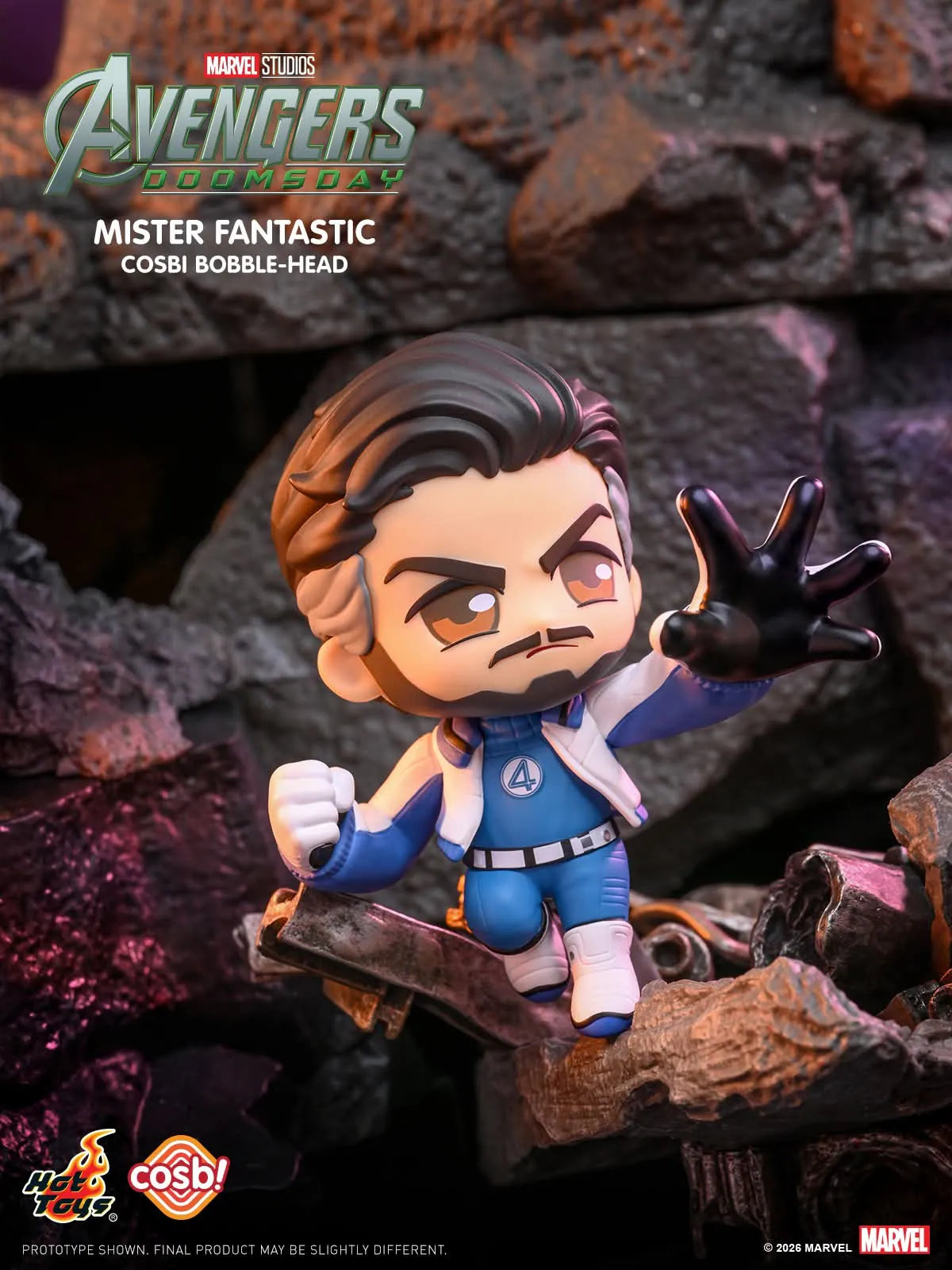Hot Toys Marvel Avengers Doomsday Cosbi Collection Mister Fantastic