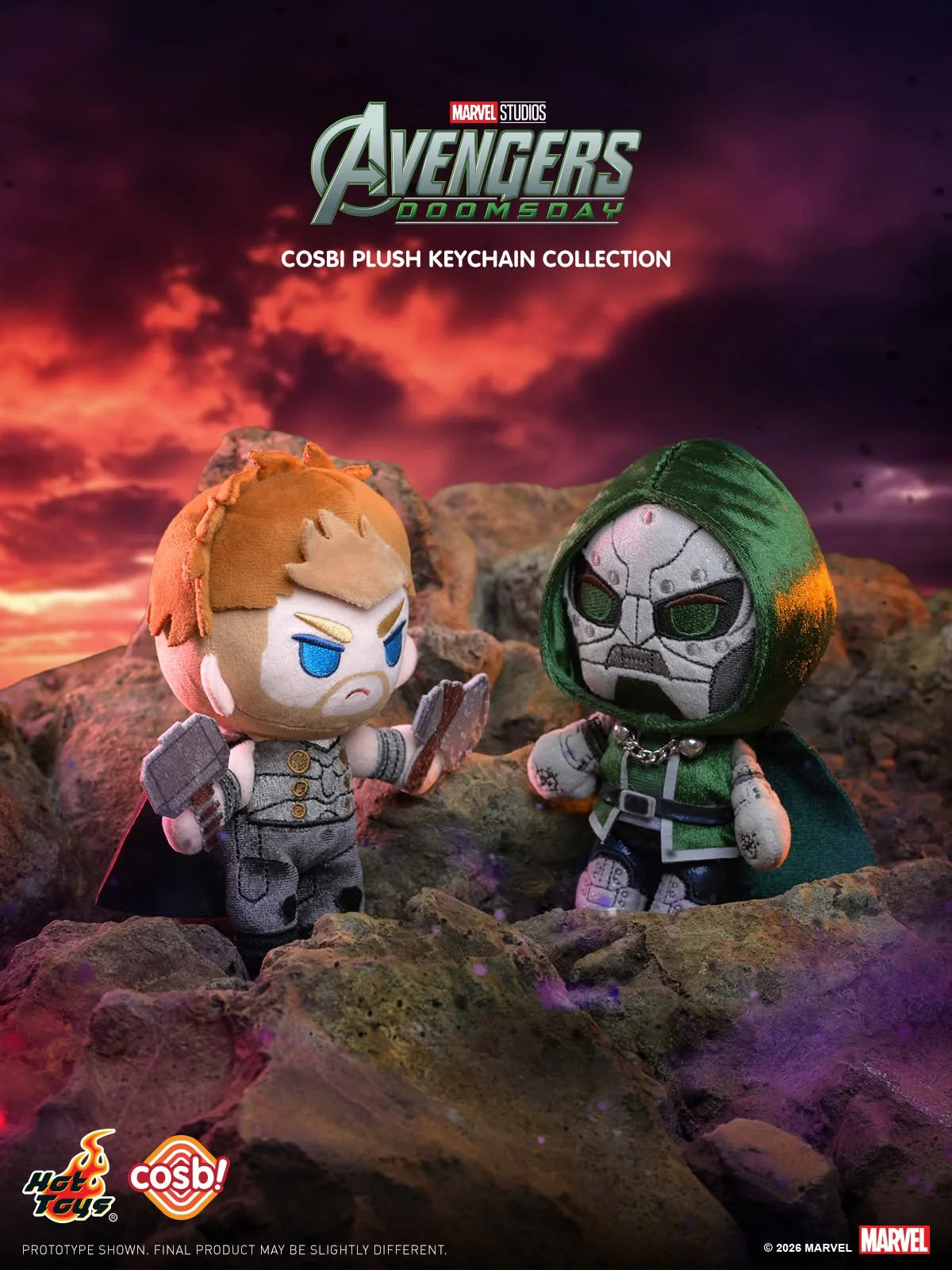Hot Toys Marvel Avengers Doomsday Cosbi Plush Keychain