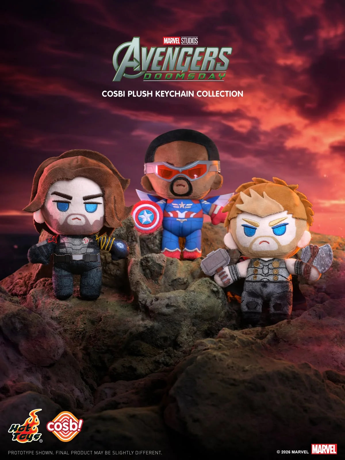 Hot Toys Marvel Avengers Doomsday Cosbi Plush Keychain