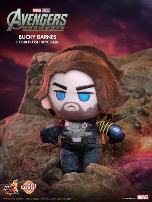 Hot Toys Marvel Avengers Doomsday Cosbi Plush Keychain Bucky