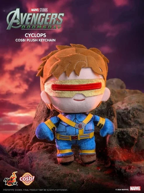 Hot Toys Marvel Avengers Doomsday Cosbi Plush Keychain Cyclops