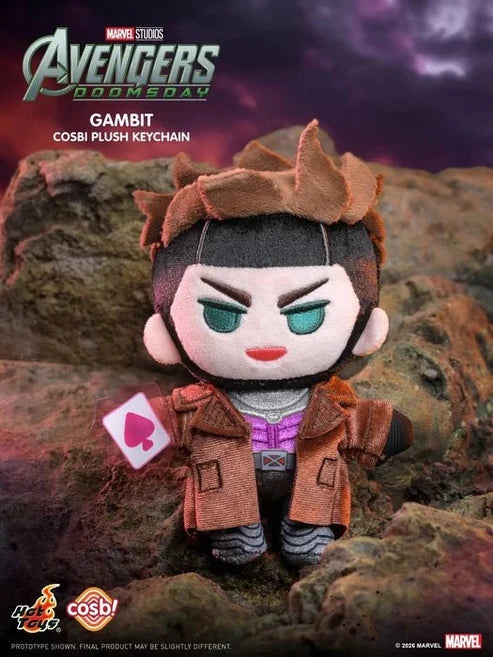 Hot Toys Marvel Avengers Doomsday Cosbi Plush Keychain Gambit