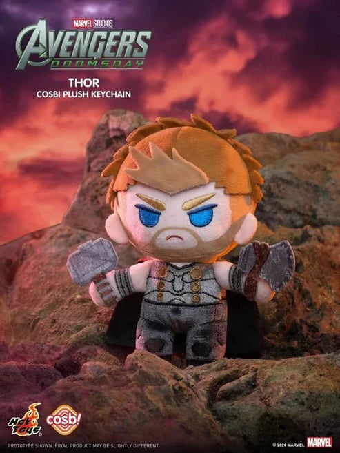 Hot Toys Marvel Avengers Doomsday Cosbi Plush Keychain Thor
