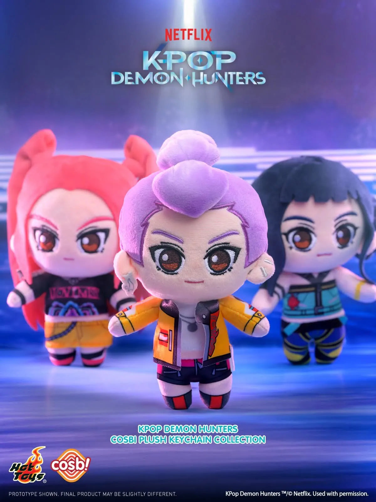 Hot Toys Netflix K-Pop Demon Hunters Cosbi Plush Keychain Collection