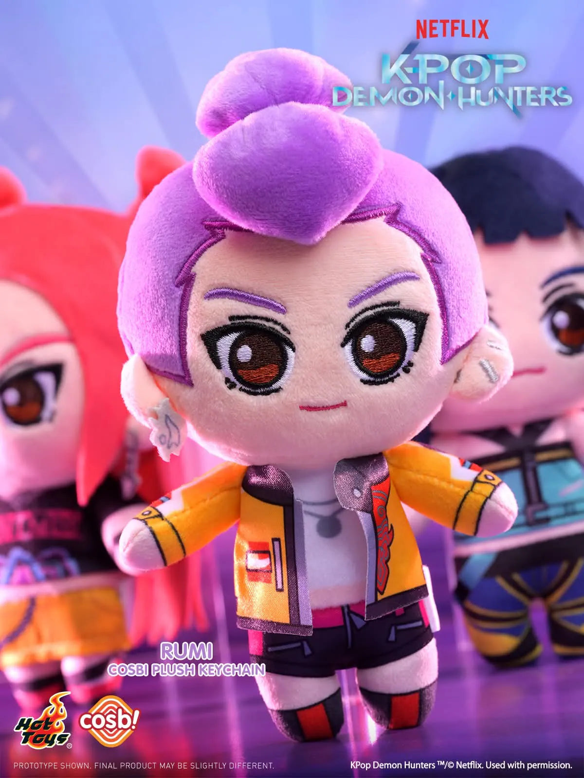 Hot Toys Netflix K-Pop Demon Hunters Cosbi Plush Keychain Collection