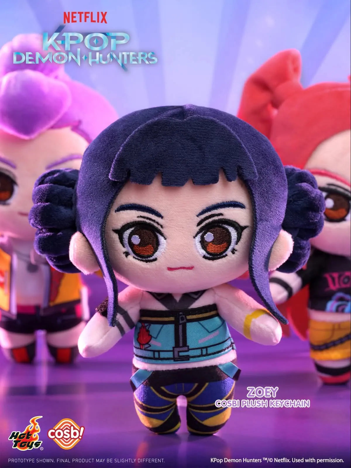 Hot Toys Netflix K-Pop Demon Hunters Cosbi Plush Keychain Collection