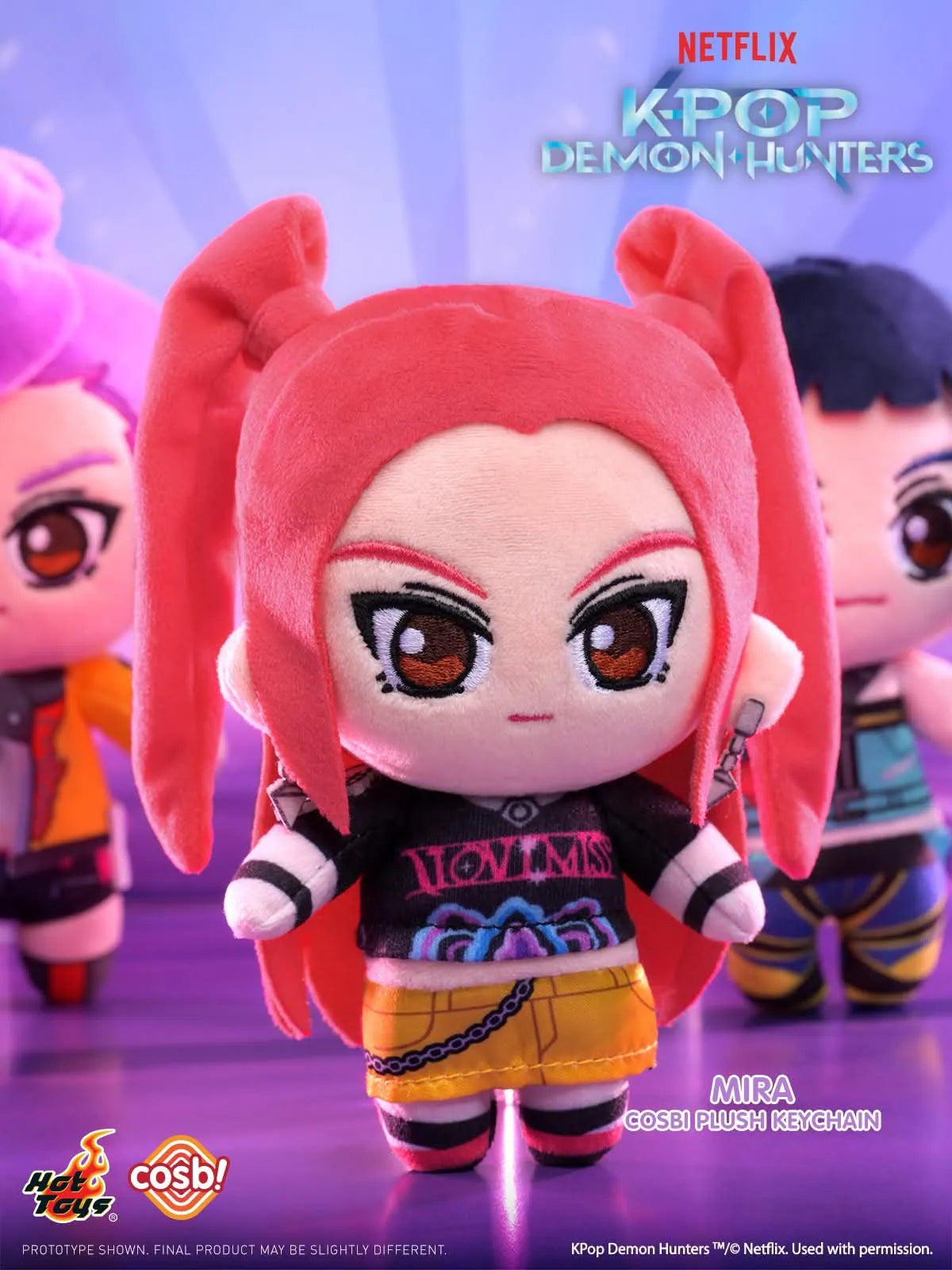 Hot Toys Netflix K-Pop Demon Hunters Cosbi Plush Keychain Collection