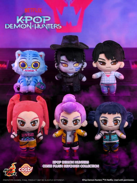 Hot Toys Netflix K-Pop Demon Hunters Cosbi Plush Keychain Collection