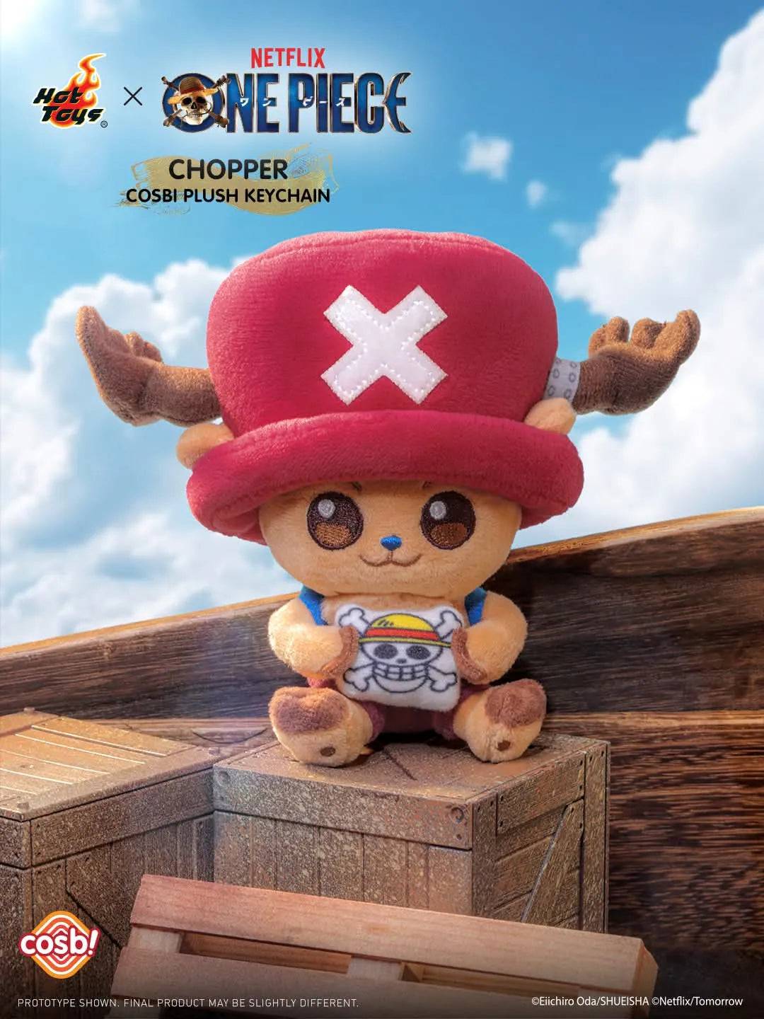 Hot Toys Netflix One Piece Chooper Cosbi Plush Keychain Collection