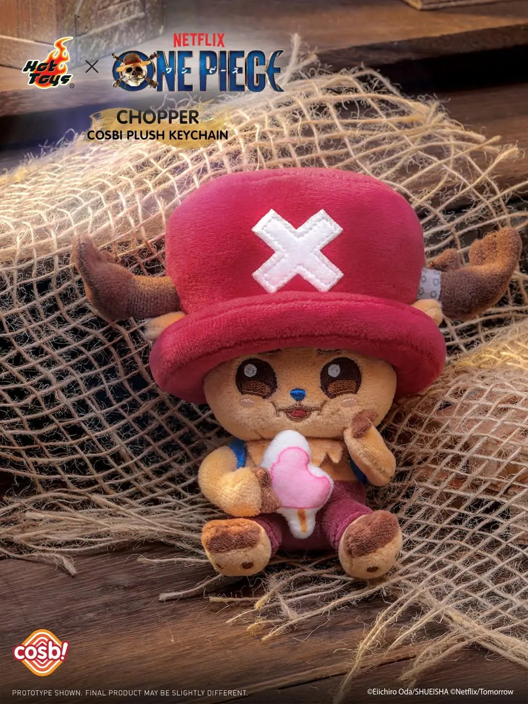 Hot Toys Netflix One Piece Chooper Cosbi Plush Keychain Collection