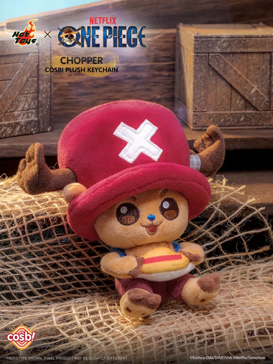 Hot Toys Netflix One Piece Chooper Cosbi Plush Keychain Collection