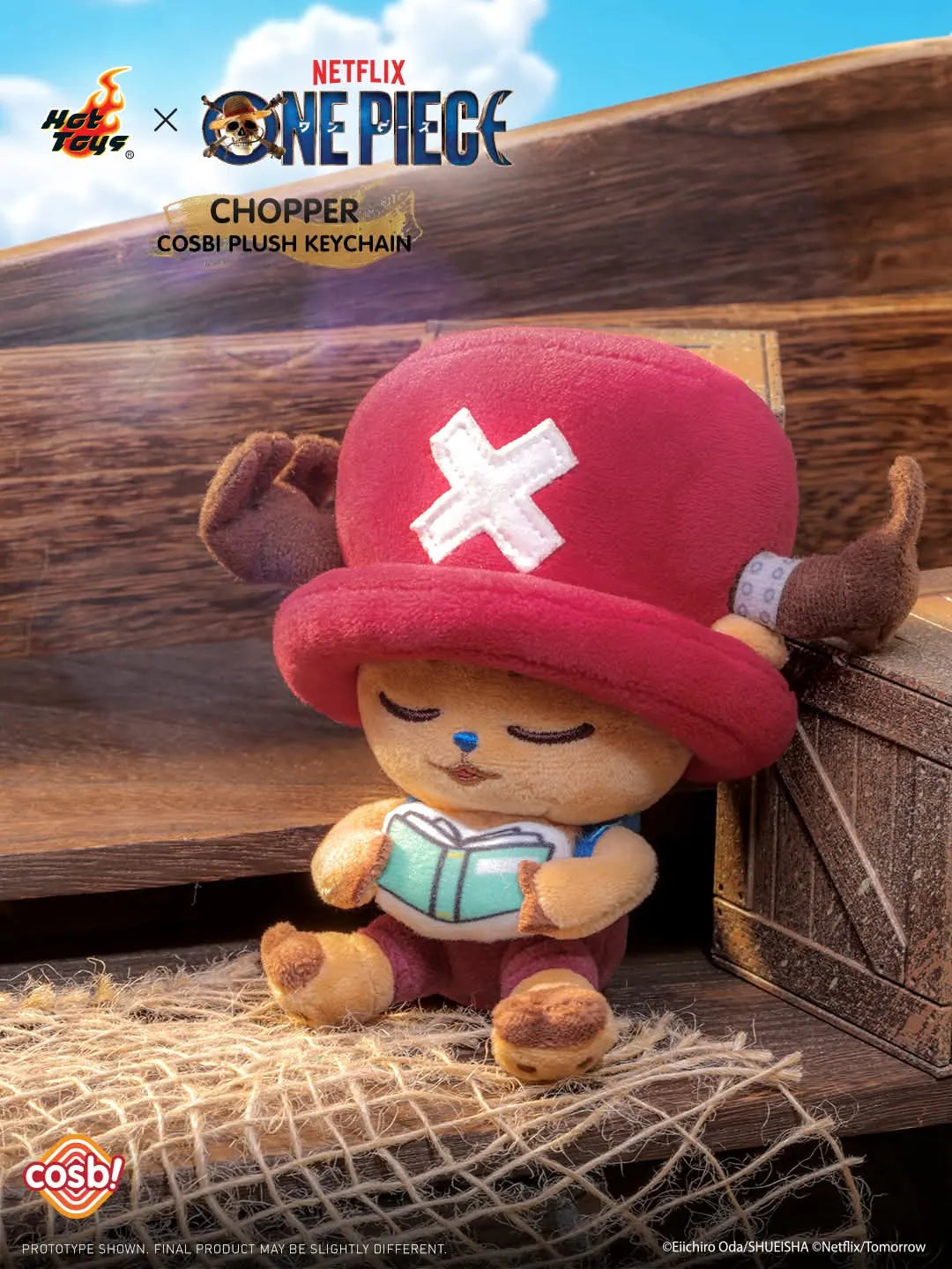 Hot Toys Netflix One Piece Chooper Cosbi Plush Keychain Collection