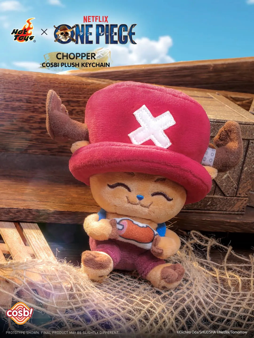 Hot Toys Netflix One Piece Chooper Cosbi Plush Keychain Collection