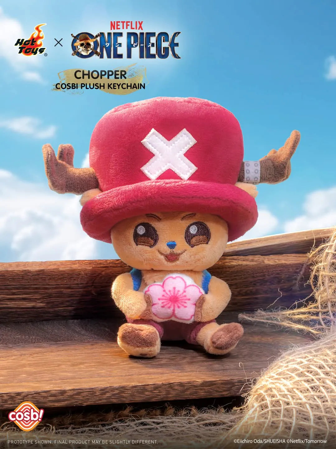 Hot Toys Netflix One Piece Chooper Cosbi Plush Keychain Collection