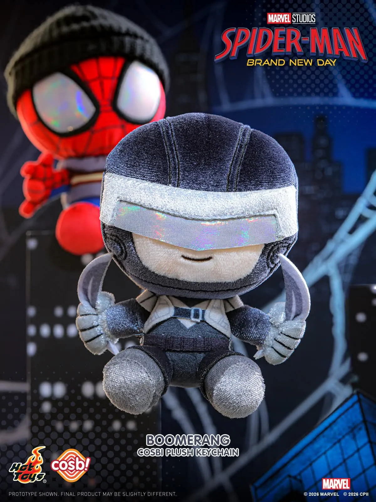 Hot Toys Spider-Man Brand New Day Cosbi Plush Keychain Collection