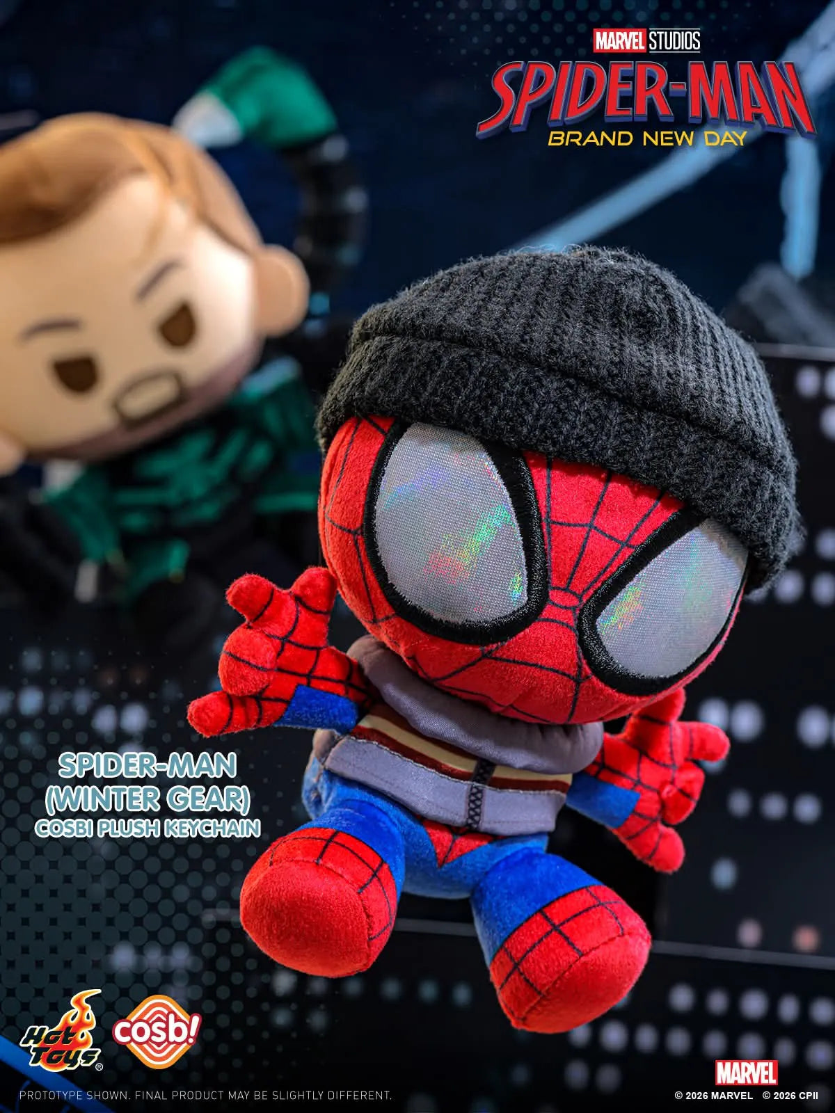 Hot Toys Spider-Man Brand New Day Cosbi Plush Keychain Collection
