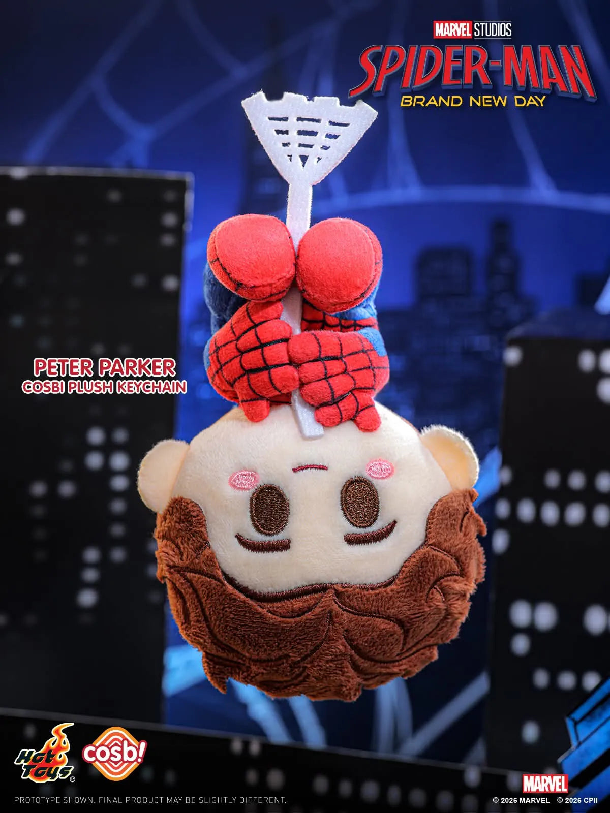 Hot Toys Spider-Man Brand New Day Cosbi Plush Keychain Collection