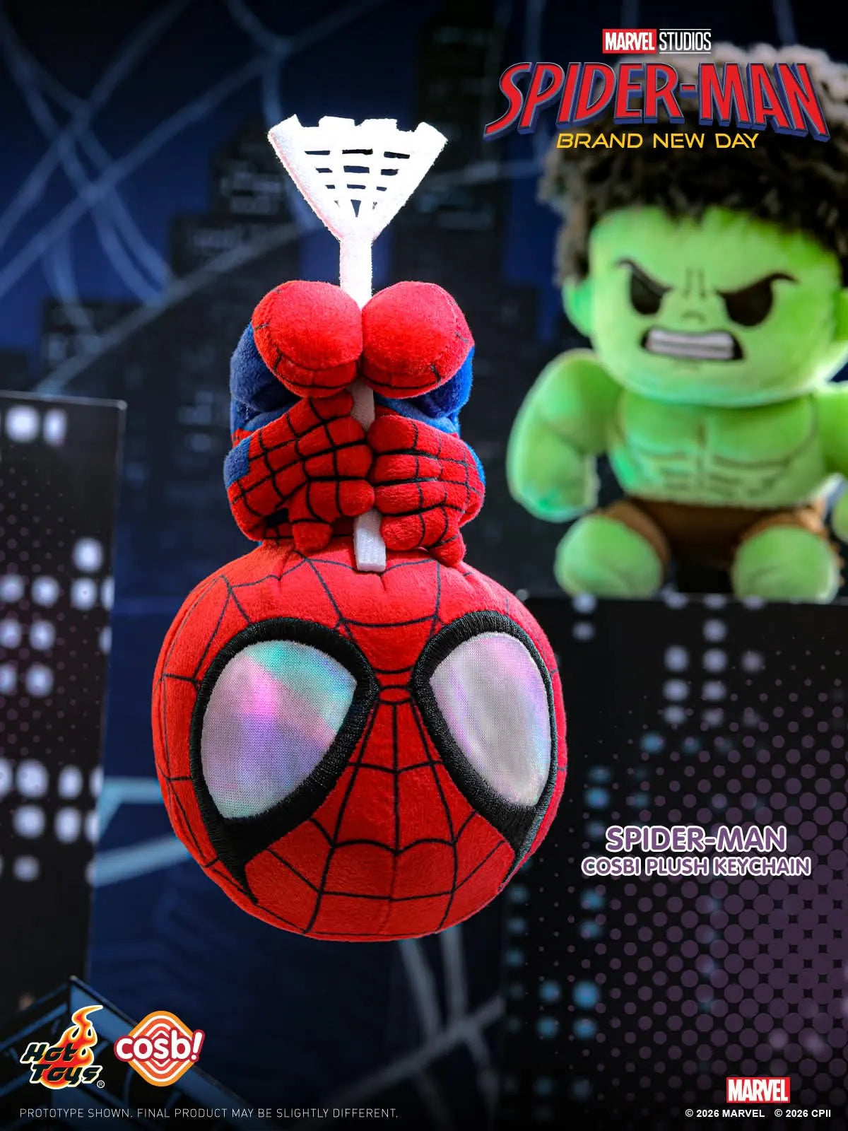 Hot Toys Spider-Man Brand New Day Cosbi Plush Keychain Collection