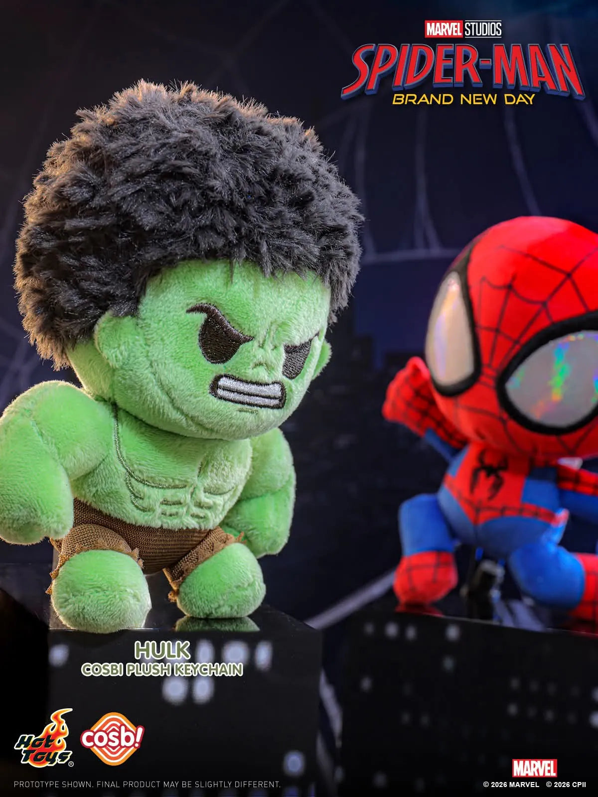 Hot Toys Spider-Man Brand New Day Cosbi Plush Keychain Collection