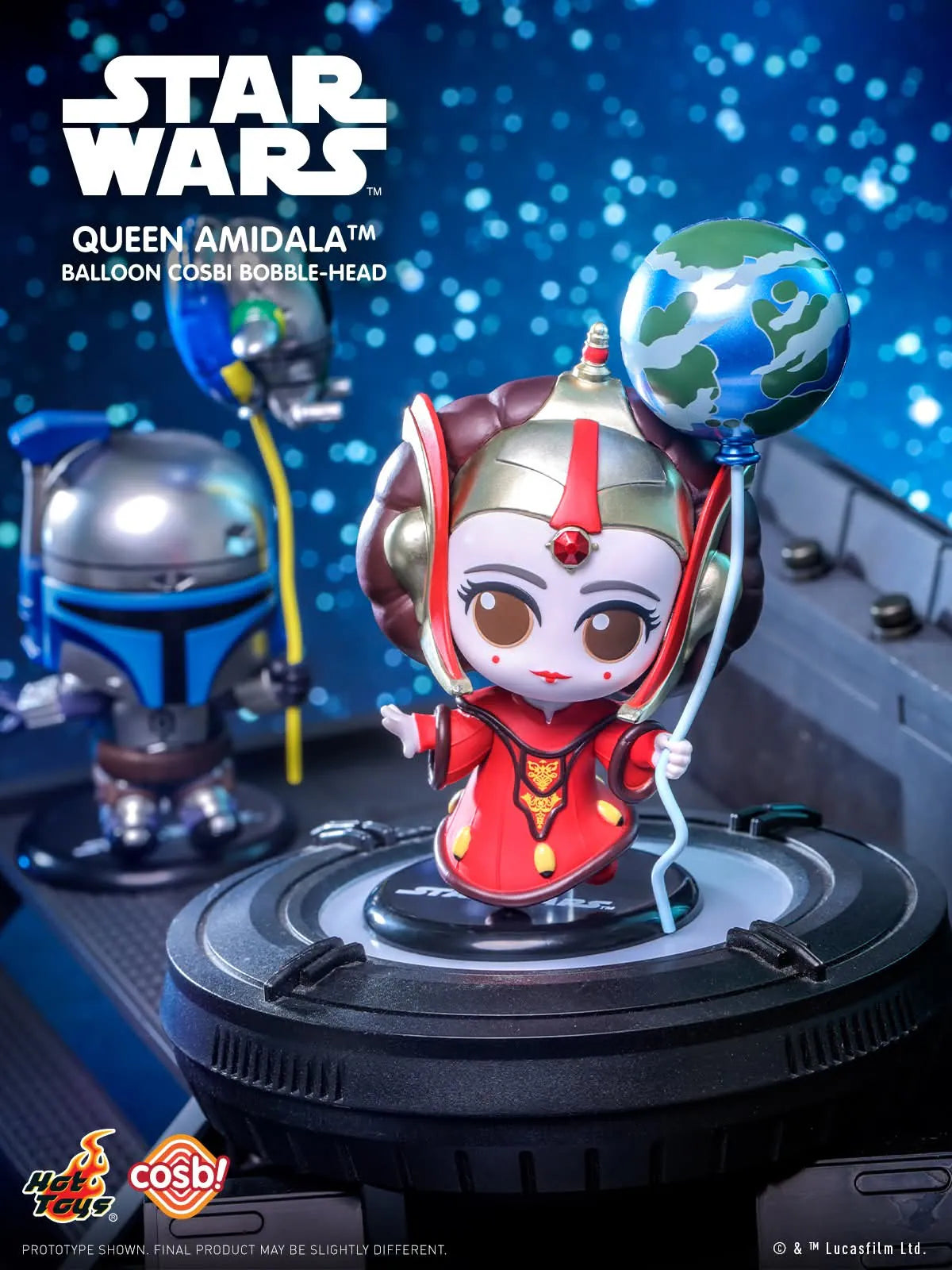 Hot Toys Star Wars Ballon Cosbi Collection Series 2 Amidala