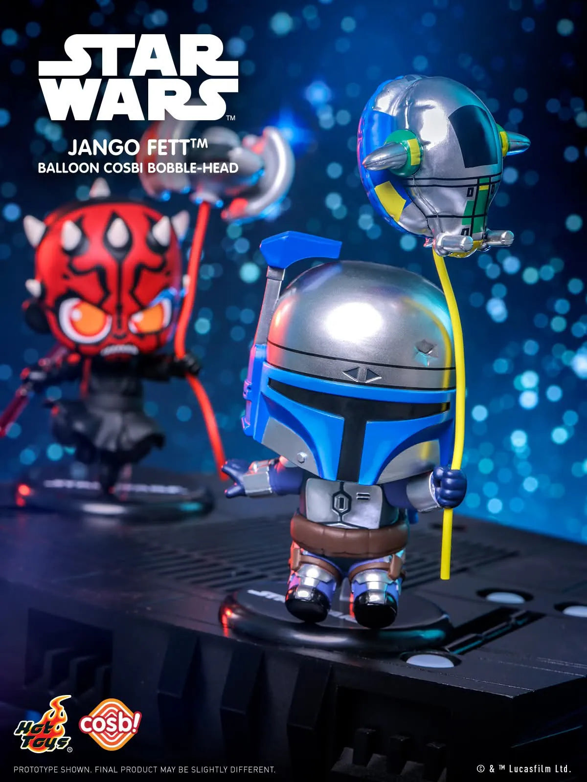 Hot Toys Star Wars Ballon Cosbi Collection Series 2 Jango Fett