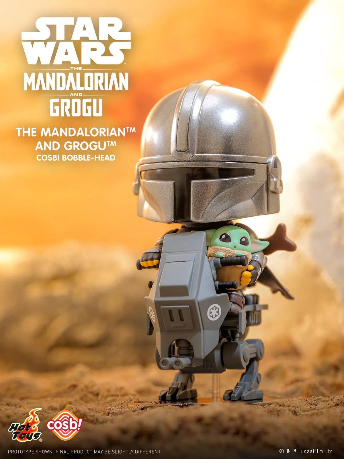 Grog Bilo Hot Toys Star Wars The Mandalorian and Grogu Cosbi Collection Figure ...