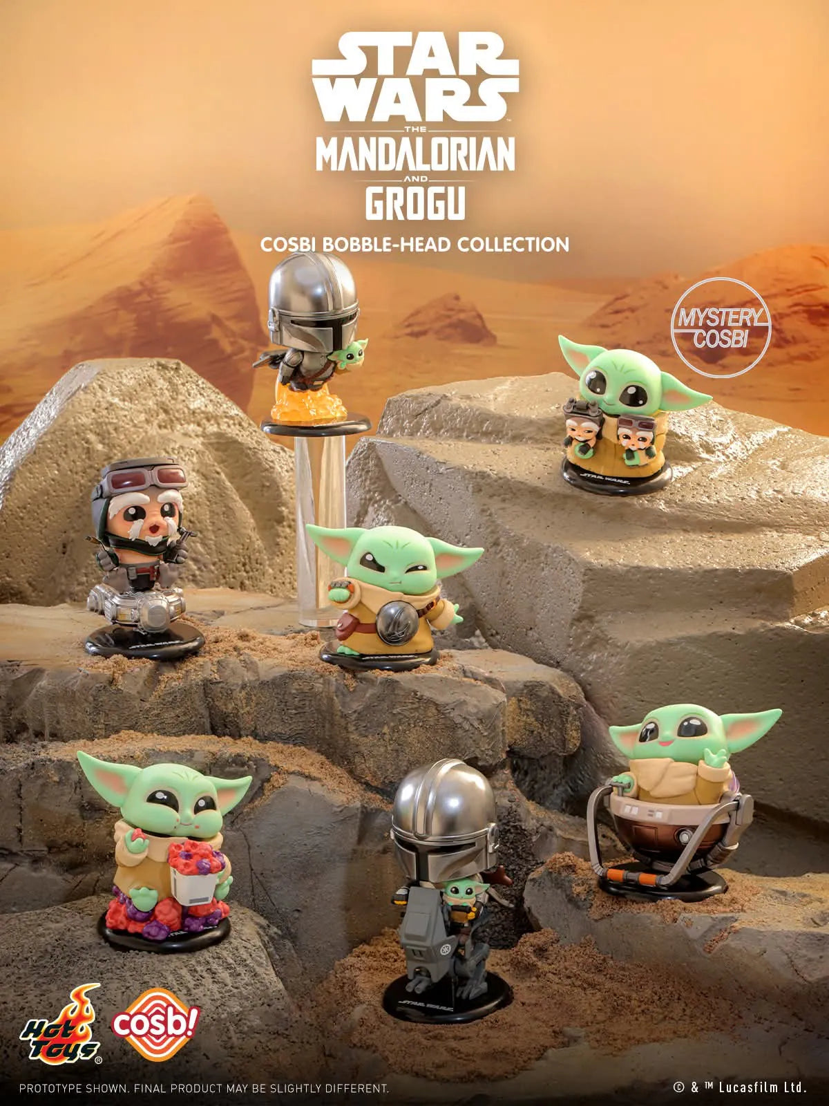 Hot Toys Star Wars The Mandalorian and Grogu Cosbi Collection