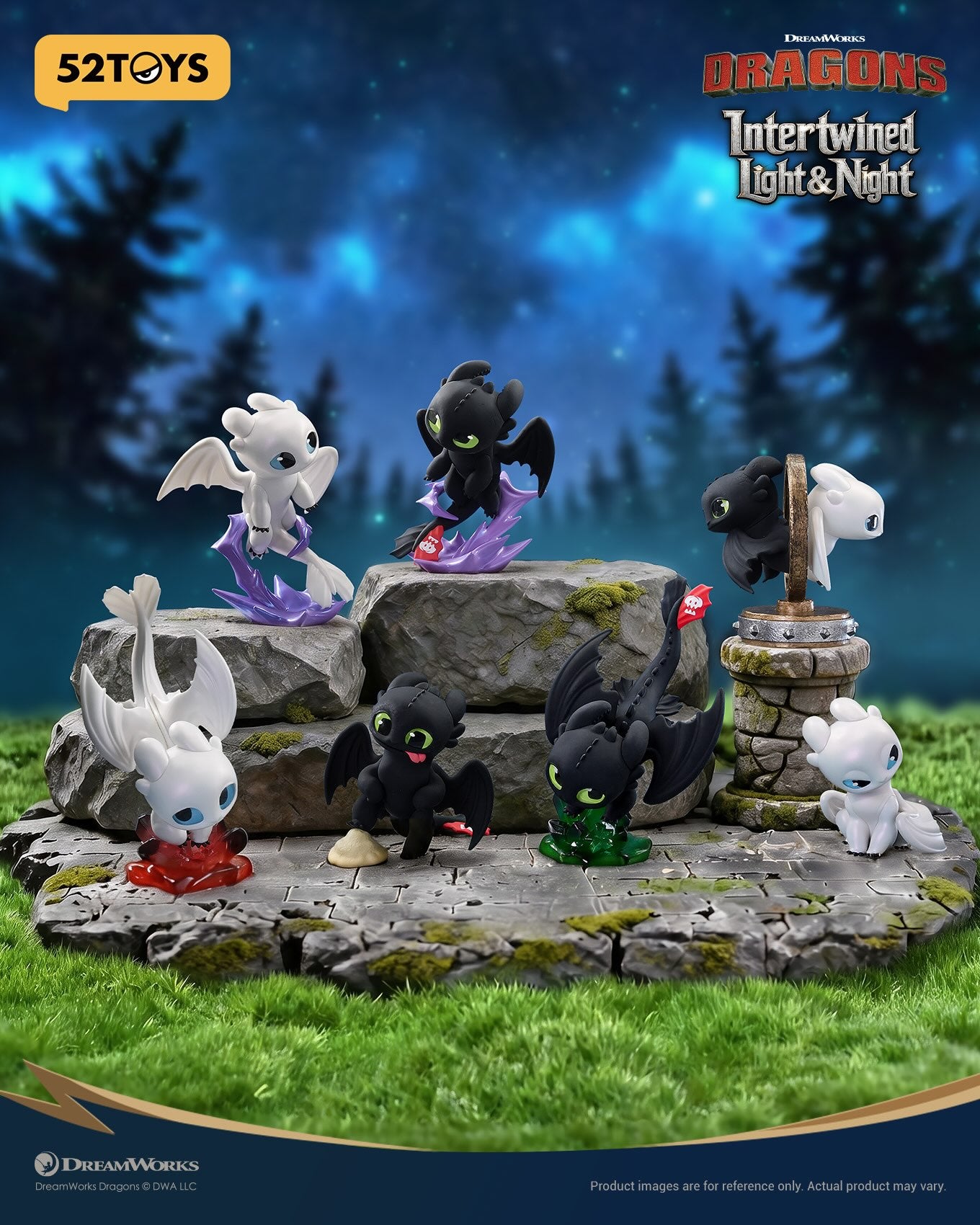 How to Train Your Dragon Intertwined Light & Night Blind Box Series