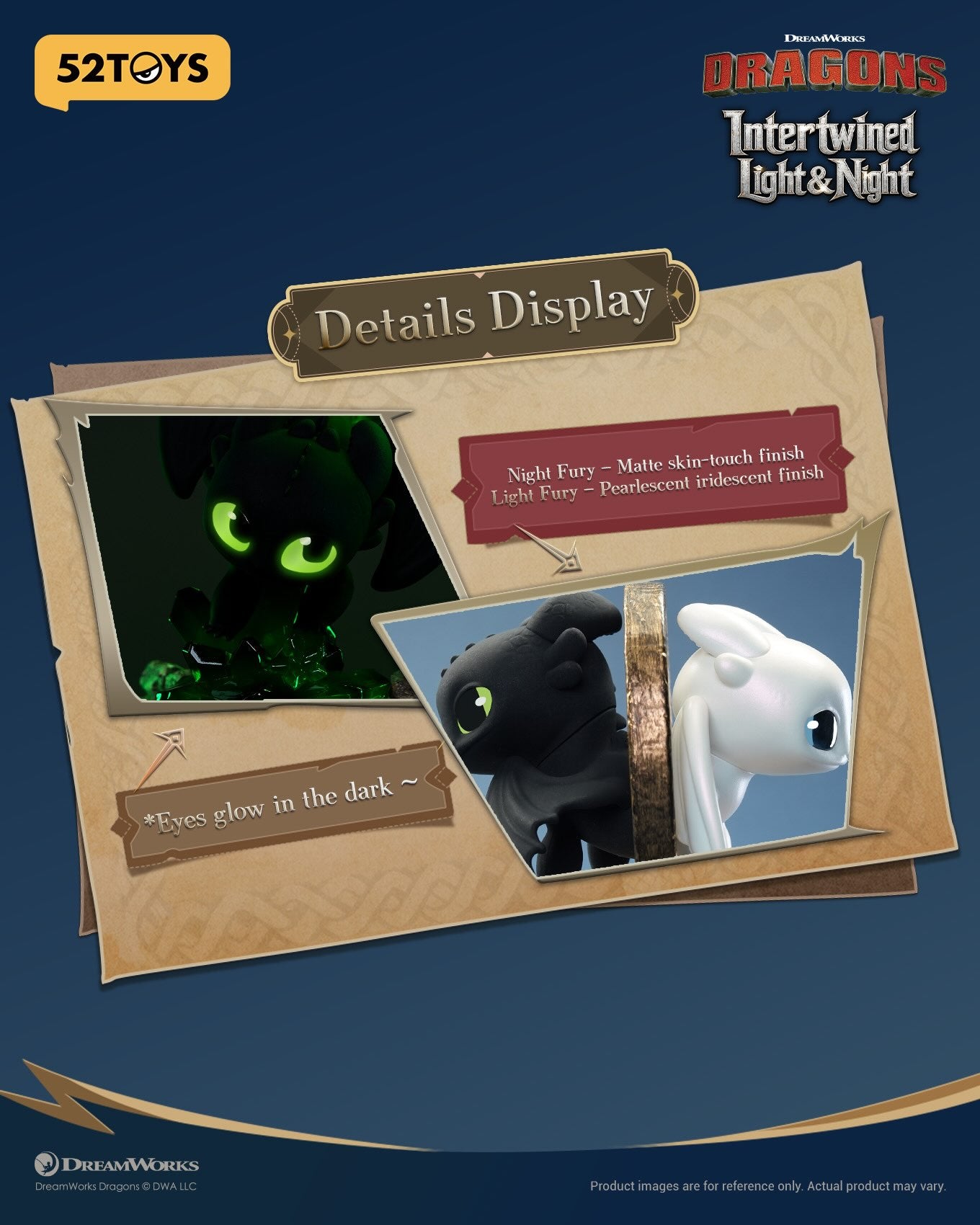 How to Train Your Dragon Intertwined Light & Night Blind Box Series