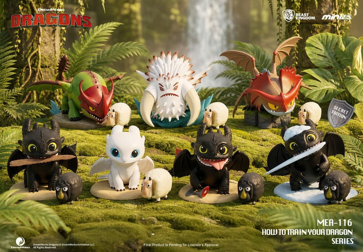 Beast Kingdom How to Train Your Dragon Series Blind Box Set MEA-116
