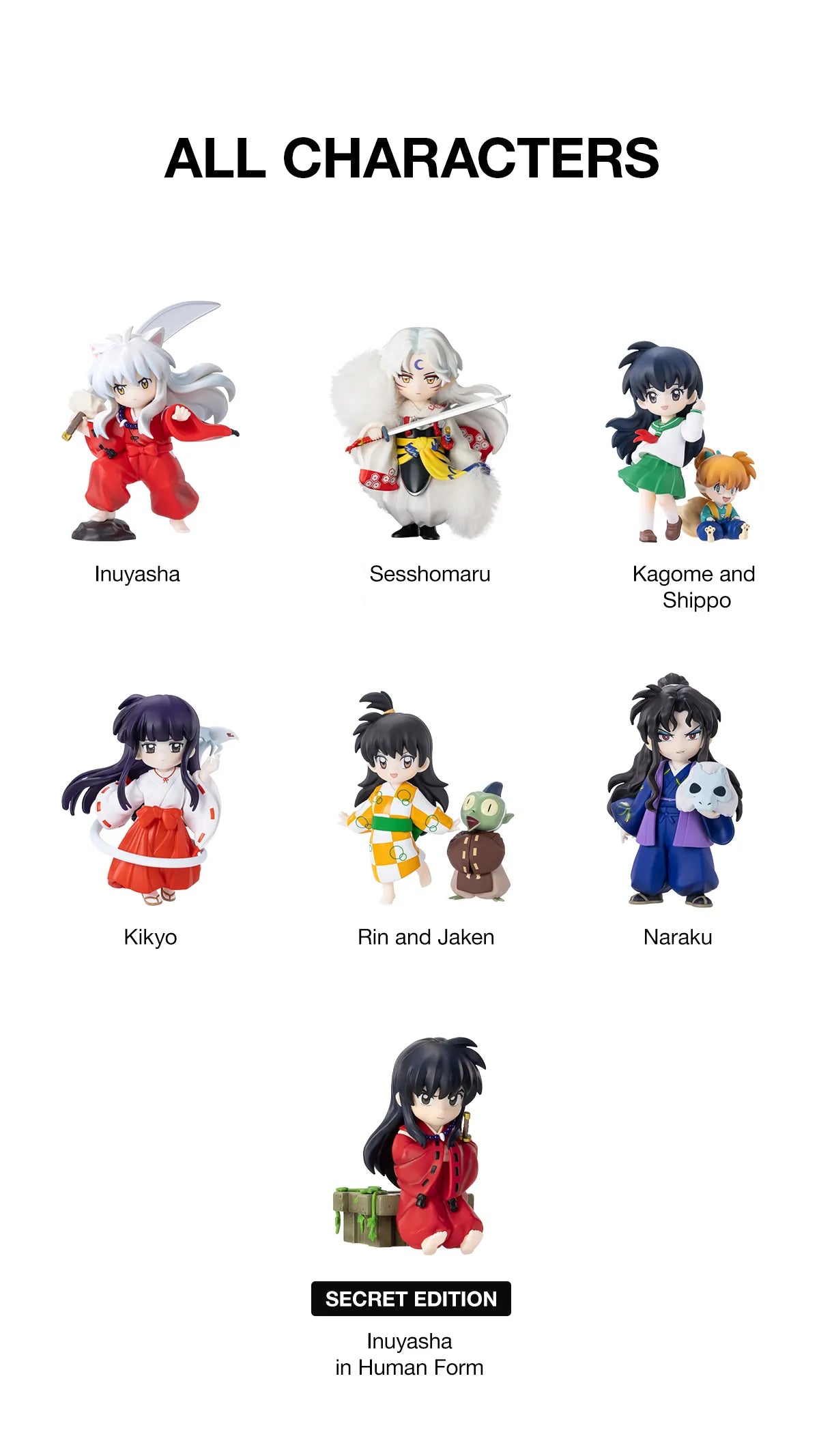 POP MART x GONG Inuyasha The Journey of Sengoku Series Figures