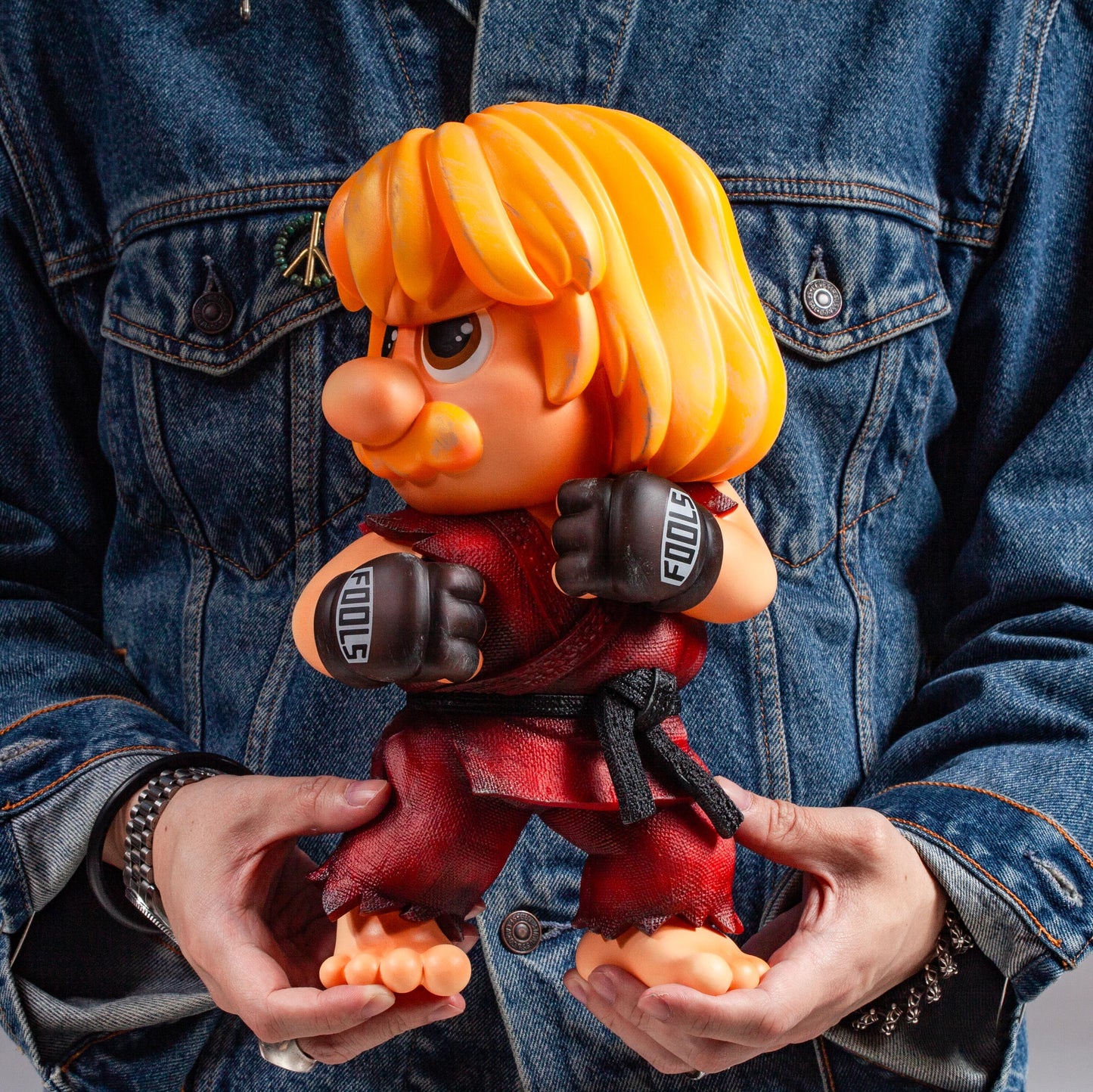 Fools Paradise Mario LEON SHORYUKEN Street Fighter Ken Figure