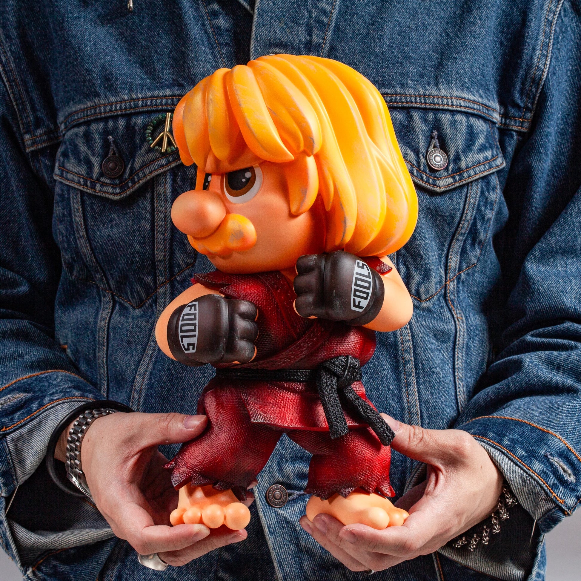 Fools Paradise Mario LEON SHORYUKEN Street Fighter Ken Figure