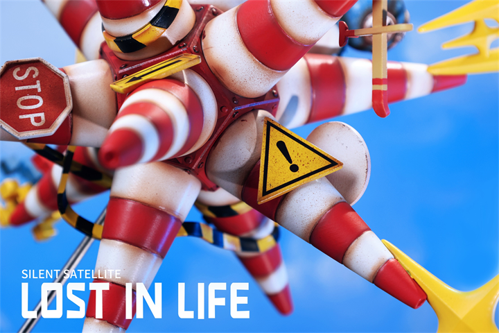 Sank Toys  Lost in Life-Silent Satellite-Blues Figure
