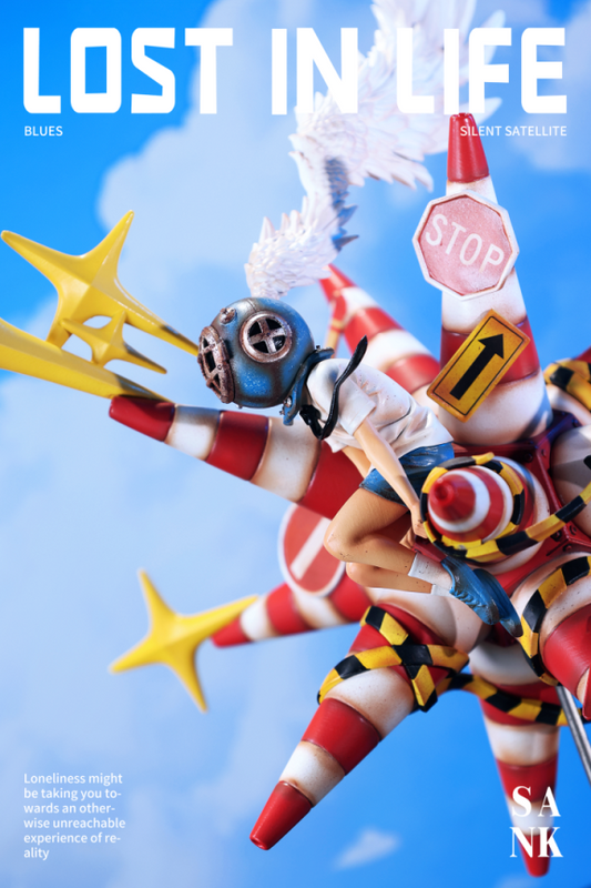 Sank Toys  Lost in Life-Silent Satellite-Blues Figure