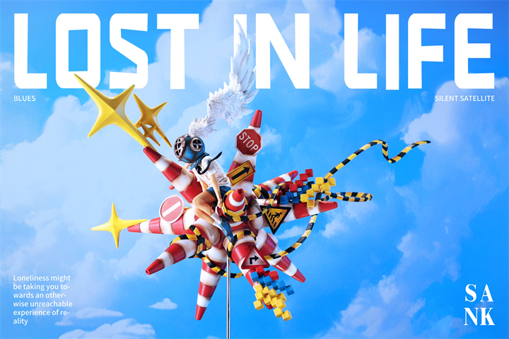 Sank Toys  Lost in Life-Silent Satellite-Blues Figure