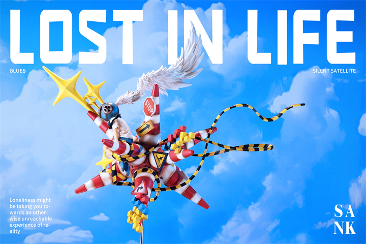 Sank Toys  Lost in Life-Silent Satellite-Blues Figure