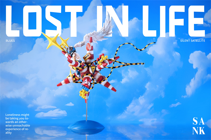 Sank Toys  Lost in Life-Silent Satellite-Blues Figure