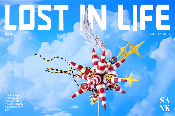 Sank Toys  Lost in Life-Silent Satellite-Blues Figure