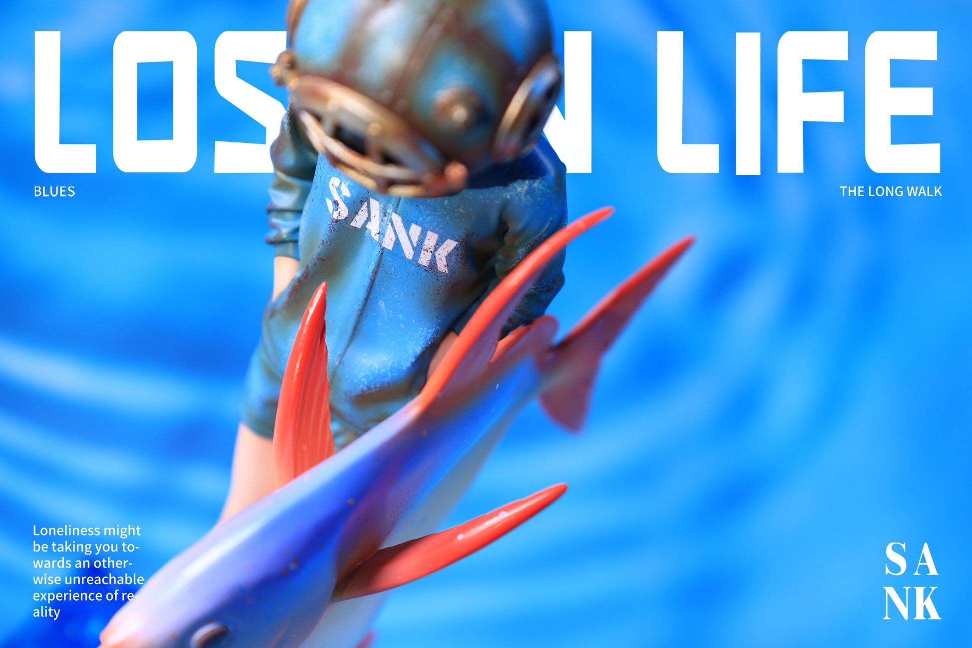 Sank Toys Lost in Life-The Long walk-Blues Figure