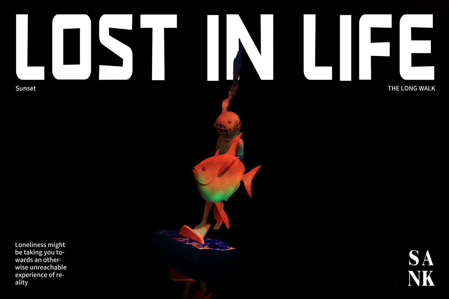 Sank Toys Lost in Life-The Long walk-Sunset Figure