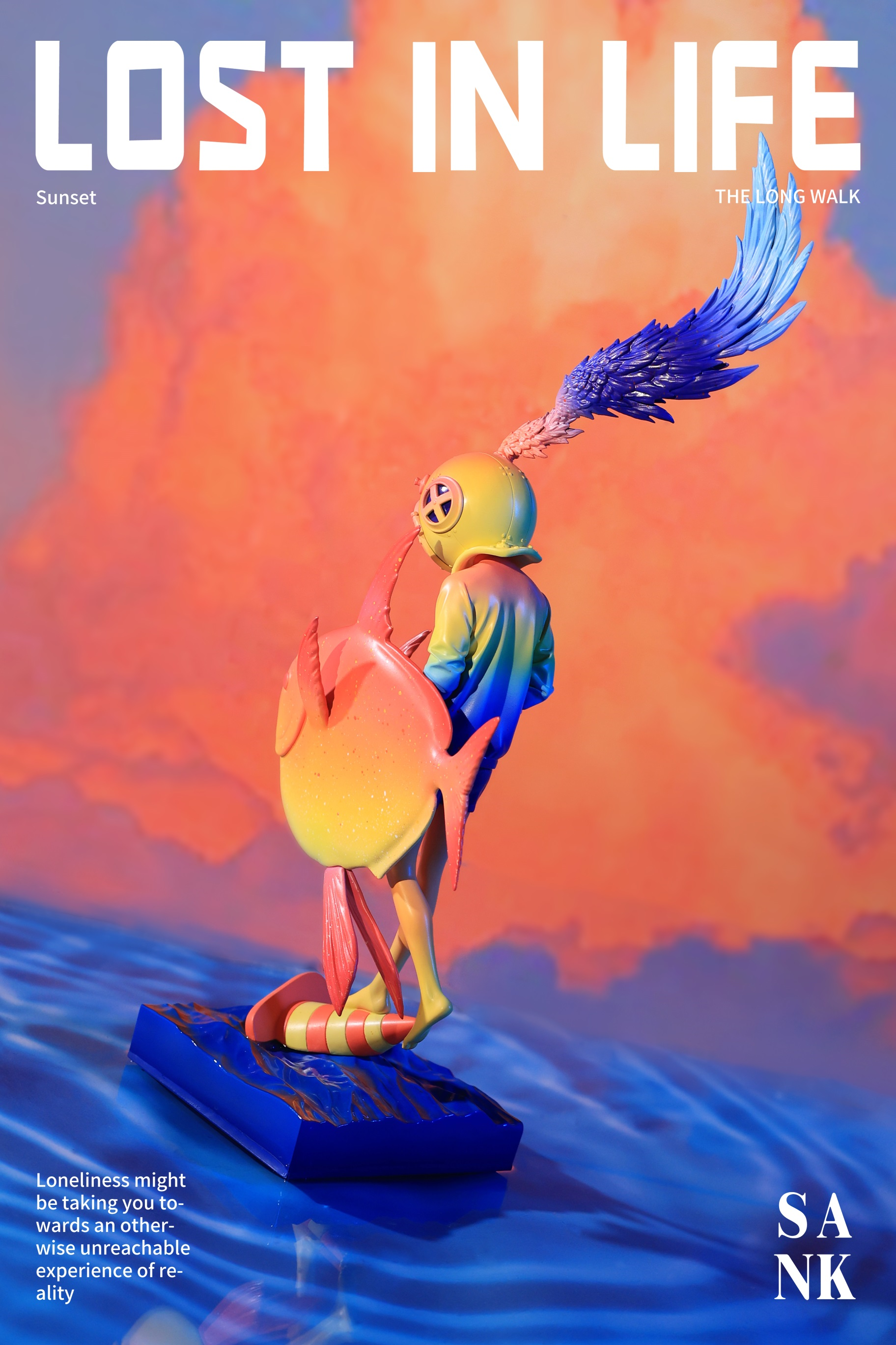 Sank Toys Lost in Life-The Long walk-Sunset Figure