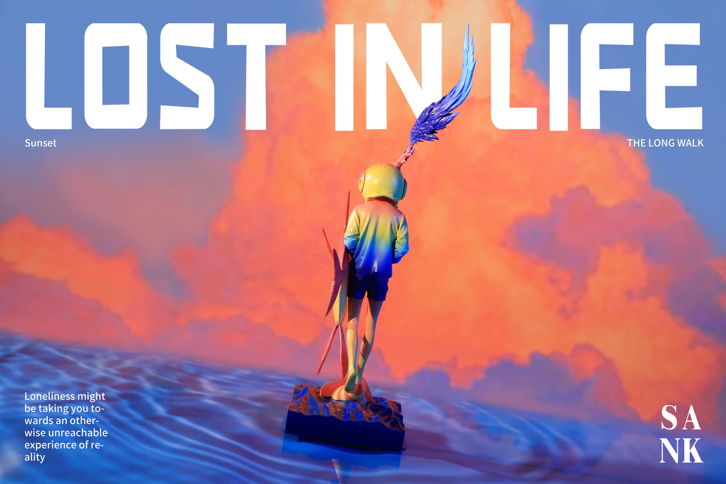 Sank Toys Lost in Life-The Long walk-Sunset Figure