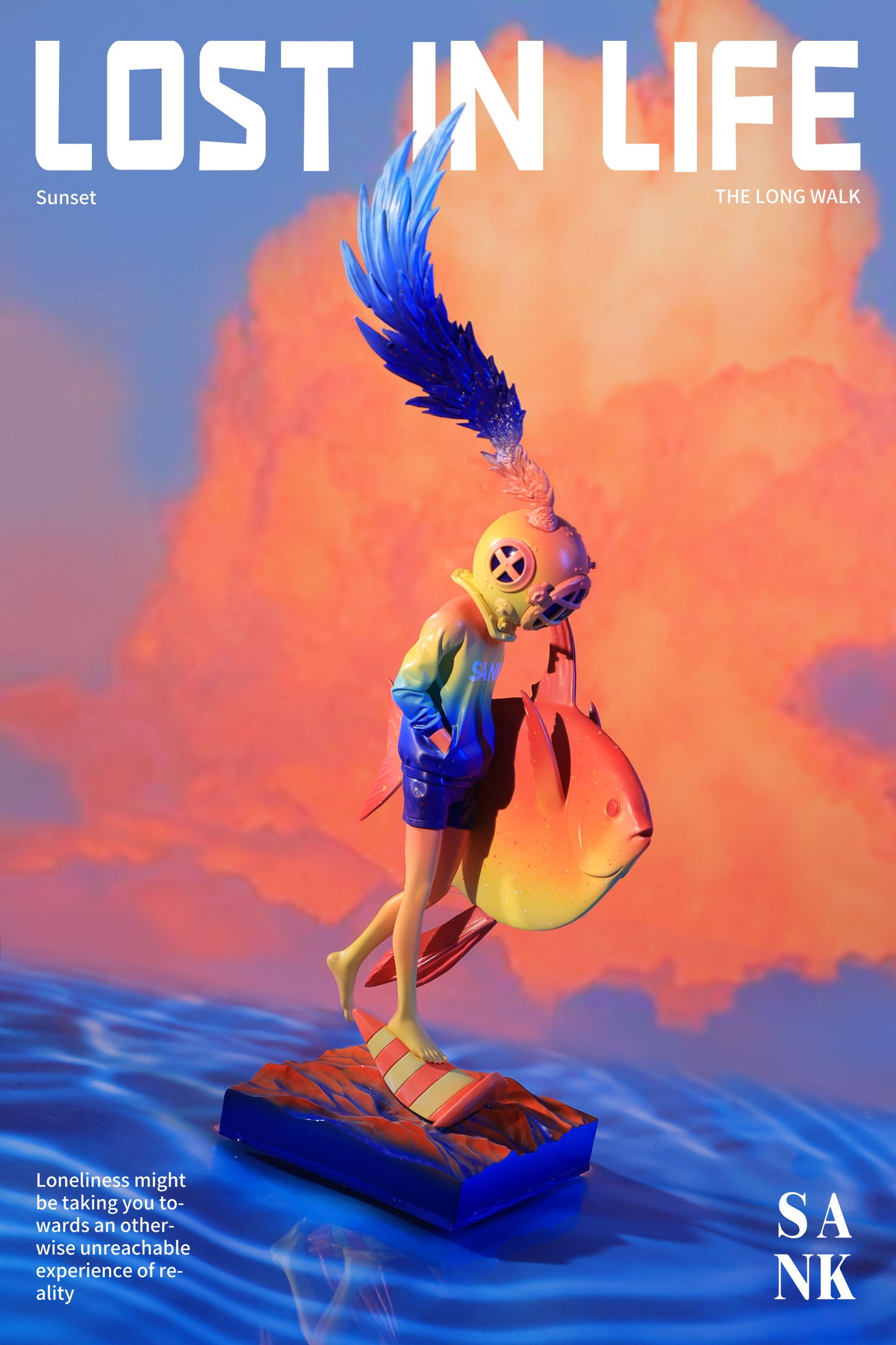Sank Toys Lost in Life-The Long walk-Sunset Figure